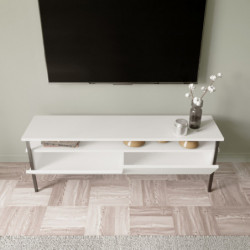 Conjunto de muebles de salón Tuana-L3020 blanco Practica Hogar