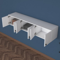 Mueble auxiliar EA103-2566 blanco Practica Hogar