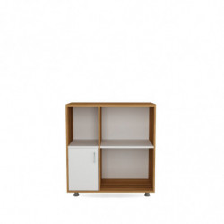 Mueble auxiliar Nehir-L1194 roble blanco Practica Hogar