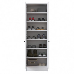 Mueble auxiliar P6-M13-2347 blanco Practica Hogar