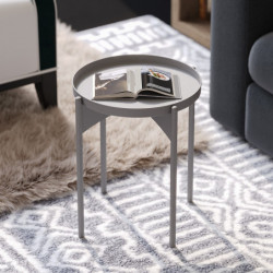 Mesa de centro Shb-002-D Gris Practica Hogar