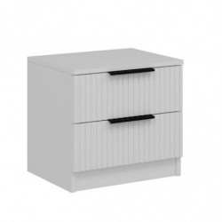 Mesita de noche Kale Plus-7910 blanco Practica Hogar