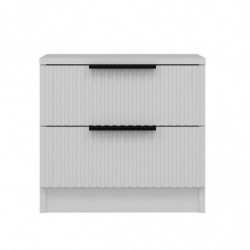 Mesita de noche Kale Plus-7910 blanco Practica Hogar