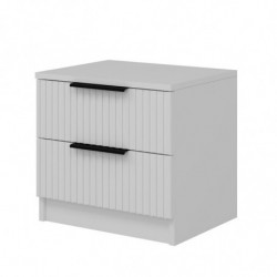 Mesita de noche Kale Plus-7910 blanco Practica Hogar