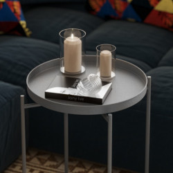 Mesa de centro Shb-007-C Gris Practica Hogar
