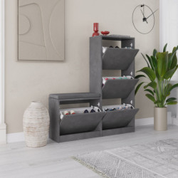 Zapatero Dud gris Practica Hogar