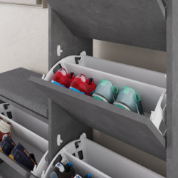 Zapatero Dud gris Practica Hogar