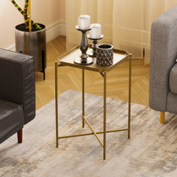 Mesa de centro Shb-008-A Oro Practica Hogar