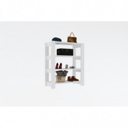 Zapatero Duplo blanco Practica Hogar