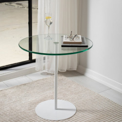 Mesa auxiliar Chill blanco Practica Hogar