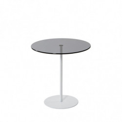 Mesa auxiliar Chill gris oscuro blanco Practica Hogar