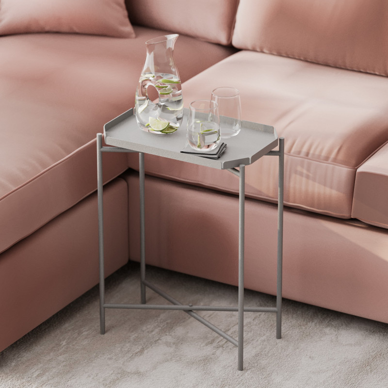 Mesa de centro Shb-009-C Gris Practica Hogar Mesa de centro Shb-009-C Gris Practica Hogar