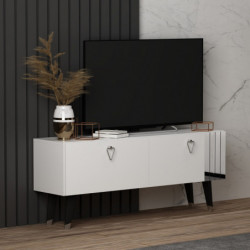 Mueble TV Tarab Blanco Practica Hogar
