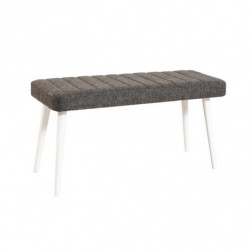 Set mesa y sillas (6 piezas) Costa 1053-2 B antracita blanco Practica Hogar