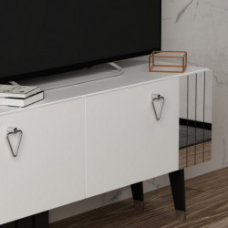 Mueble TV Tarab Blanco Practica Hogar