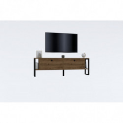 Mueble TV Ahu nogal Practica Hogar