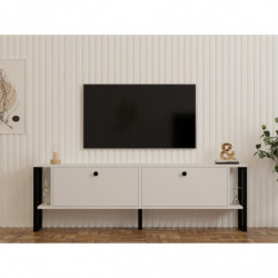 Mueble TV Ahu blanco Practica Hogar