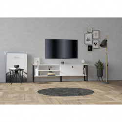 Mueble TV Asrın blanco Practica Hogar