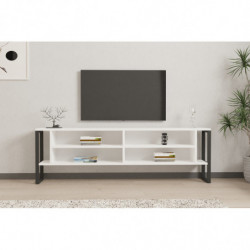 Mueble TV Cupe blanco Practica Hogar