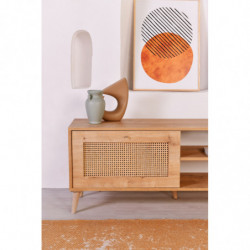 Mueble TV Hazeran 140 roble Practica Hogar