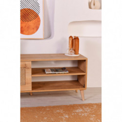 Mueble TV Hazeran 140 roble Practica Hogar