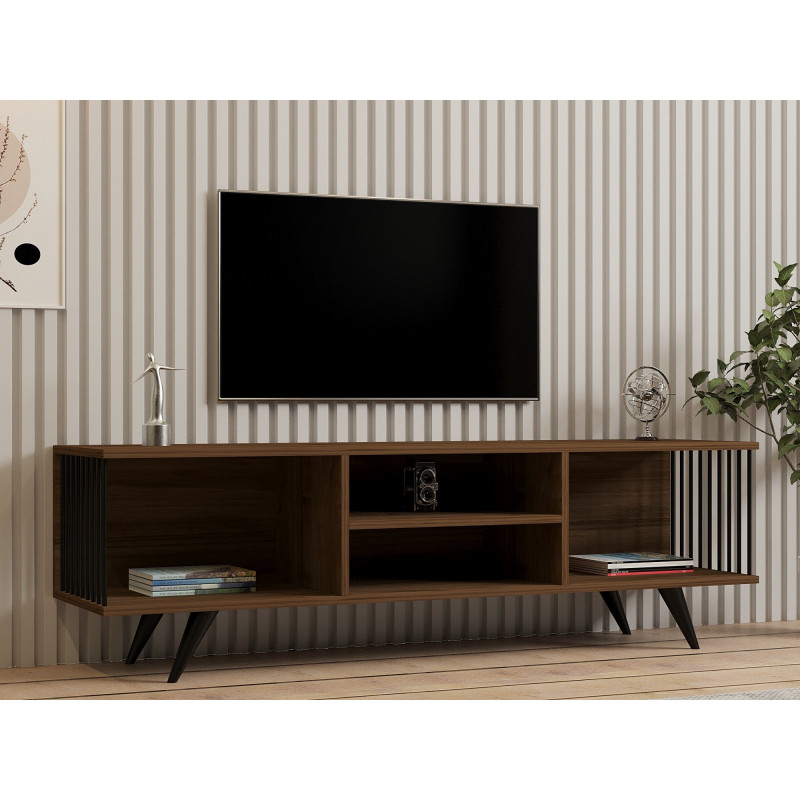 Mueble TV Josef nogal Practica Hogar Mueble TV Josef nogal Practica Hogar