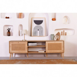 Mueble TV Jüt 180 roble Practica Hogar