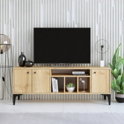 Mueble TV Luna V2 roble Practica Hogar
