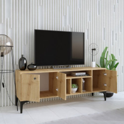 Mueble TV Luna V2 roble Practica Hogar