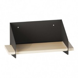 Estante de pared Medıum Arm Negro Practica Hogar