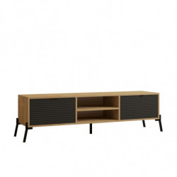 Mueble TV Nost zafiro roble antracita Practica Hogar