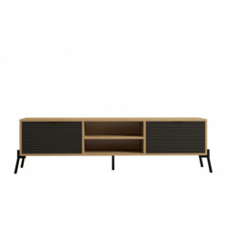 Mueble TV Nost zafiro roble antracita Practica Hogar