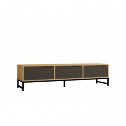 Mueble TV Sahra zafiro antracita negro Practica Hogar