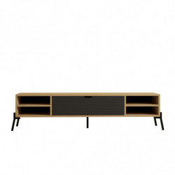 Mueble TV Santa zafiro roble antracita Practica Hogar