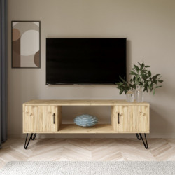 Mueble TV Seyhan-L3018 roble Practica Hogar