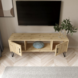 Mueble TV Seyhan-L3018 roble Practica Hogar