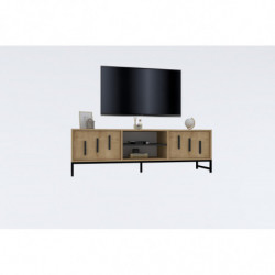 Mueble TV Shape roble zafiro Practica Hogar