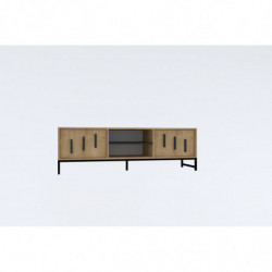Mueble TV Shape roble zafiro Practica Hogar