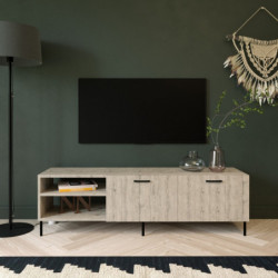 Mueble TV Sıla-L3017 roble Practica Hogar