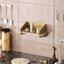 Estante de pared Medıum Arm Oro Practica Hogar