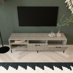 Mueble TV Sıla-L3017 roble Practica Hogar
