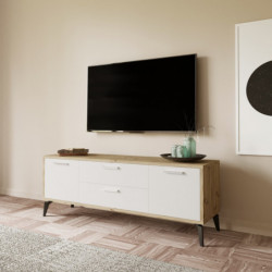 Mueble TV Sud L3021 blanco Practica Hogar