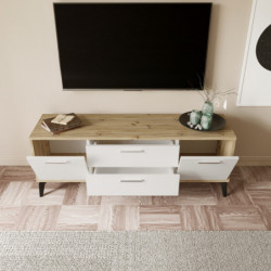 Mueble TV Sud L3021 blanco Practica Hogar
