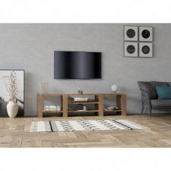 Mueble TV Technic nogal Practica Hogar