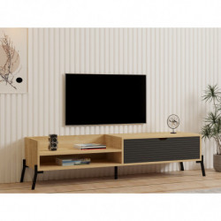 Mueble TV Trezza zafiro roble antracita Practica Hogar