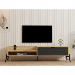 Mueble TV Trezza zafiro roble antracita Practica Hogar