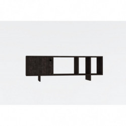 Mueble TV con estante Folsom antracita Practica Hogar