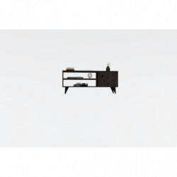 Mueble TV con estante Jena antracita Practica Hogar