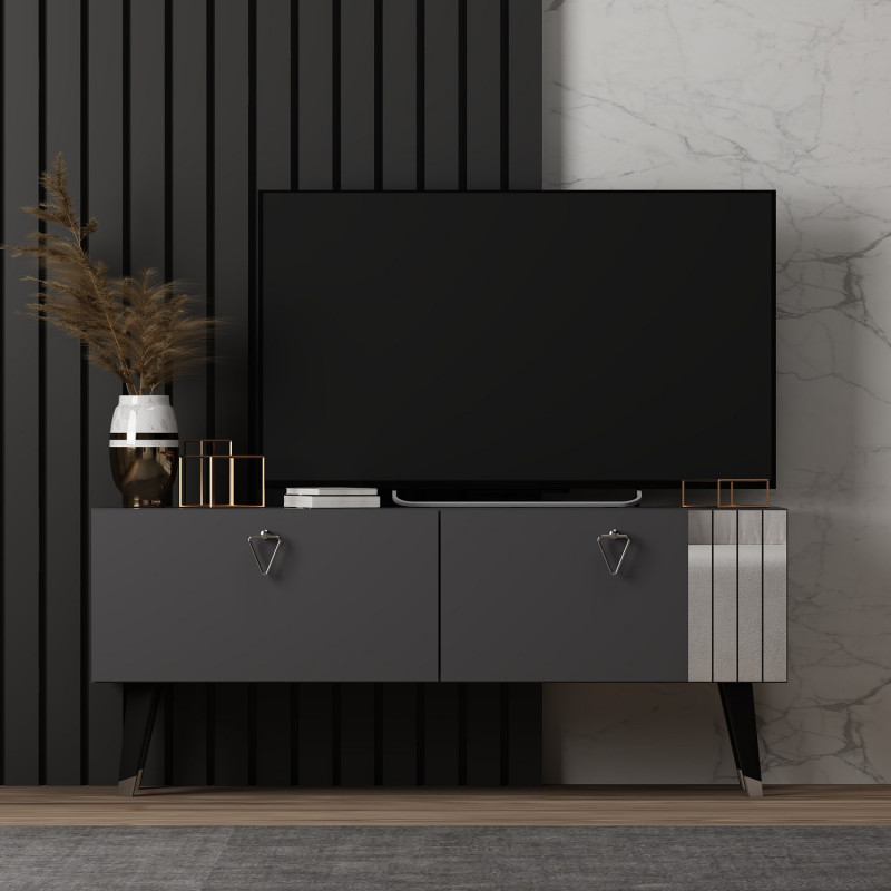 Mueble TV Tarab Antracita Practica Hogar Mueble TV Tarab Antracita Practica Hogar
