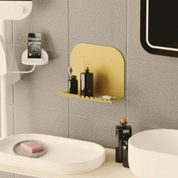 Estante de pared Short Pouch Oro Practica Hogar